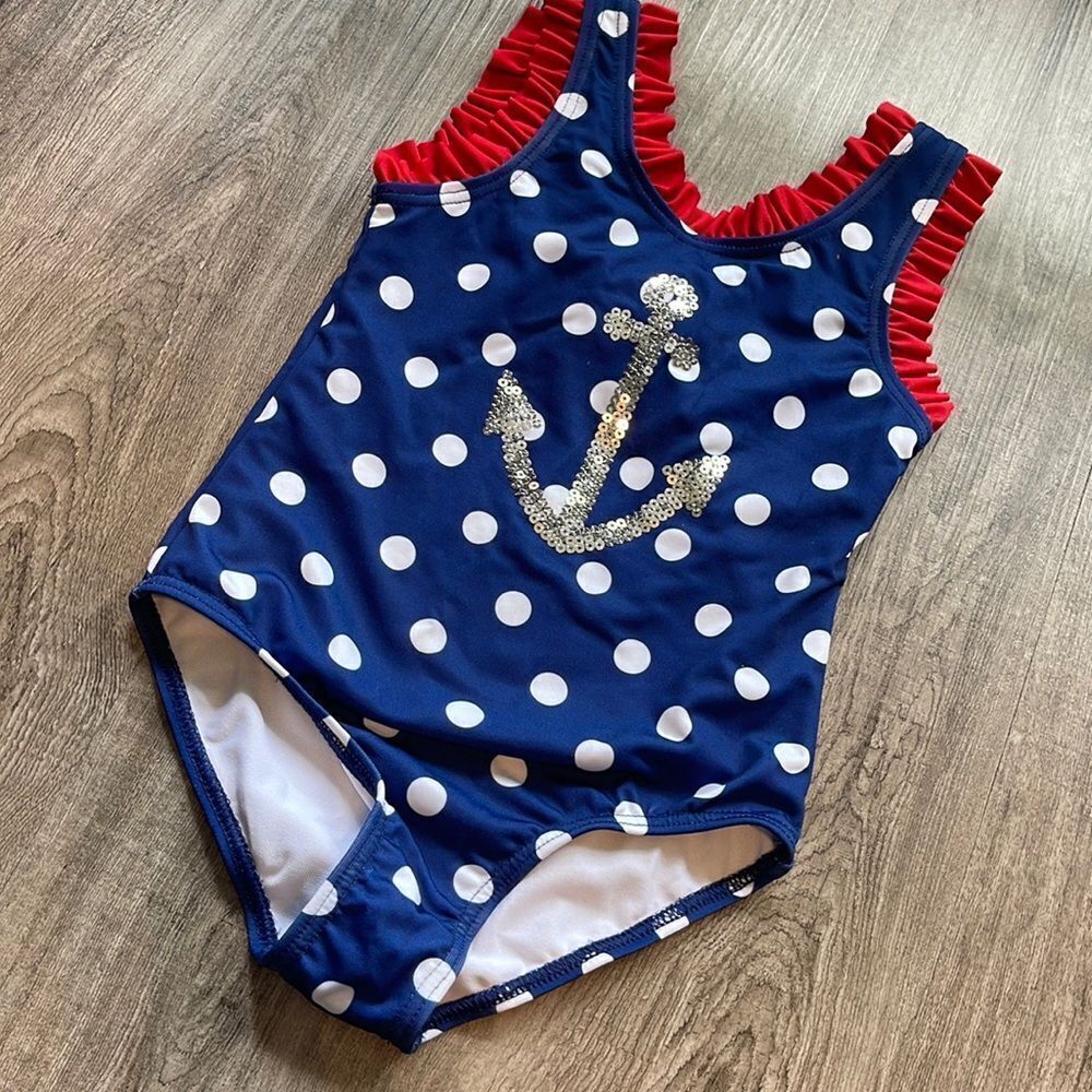 Babyfair One Piece Swimsuit . Size 5 . NEW